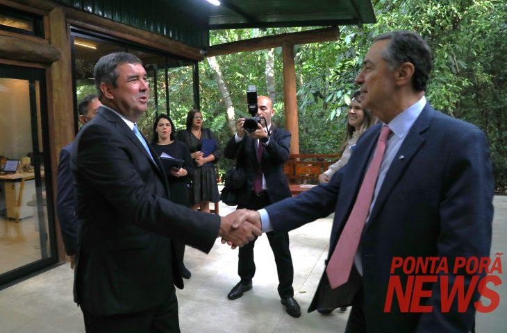 Riedel reforça harmonia entre poderes em visita do presidente e do vice do STF