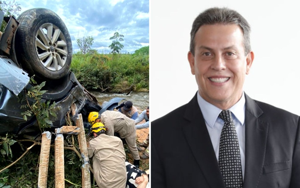 Carro com Ministro do TST, esposa juíza e cunhada cai de ponte na BR-060