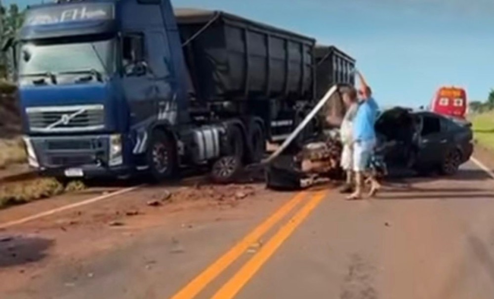Grave acidente é registrado na rodovia entre Maracaju e Sidrolândia