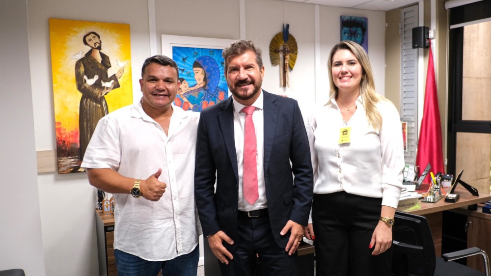 Vereador Morinigo e deputado Pedro Kemp discutem projetos para Ponta Porã