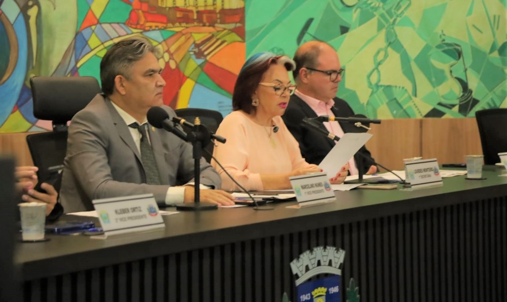 Sob presidência de Marcelino Nunes, vereadores destacam gestão do governo Riedel