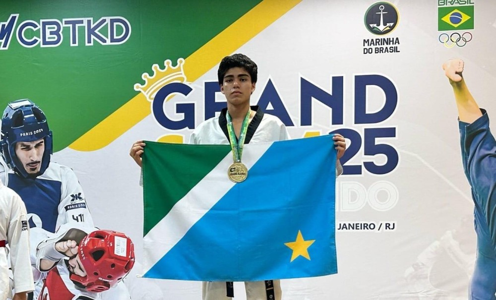 Atleta de Ponta Porã conquista ouro e vaga na seleção brasileira de Taekwondo