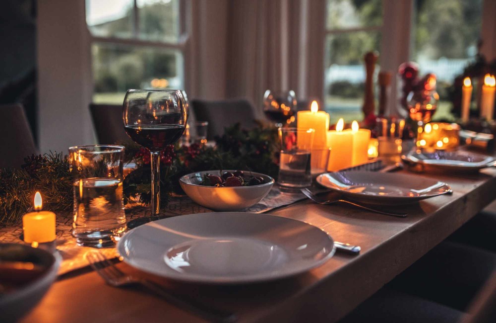 Principais itens de decoração para uma mesa de jantar