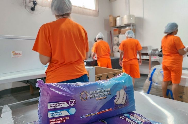 MS é pioneiro em programa nacional de confecção de absorventes em presídios