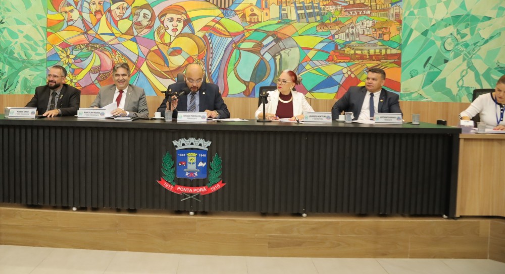 Câmara de Ponta Porã realiza 12ª sessão ordinária nesta terça