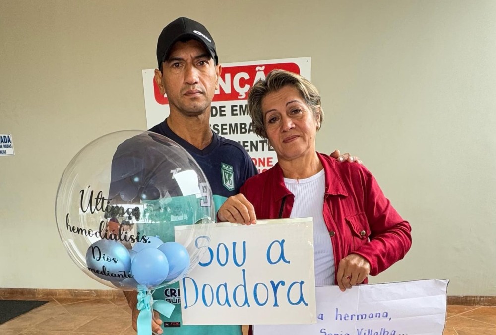Irmã doa rim para salvar irmão e distribui 500 cachorros-quentes em celebração na fronteira