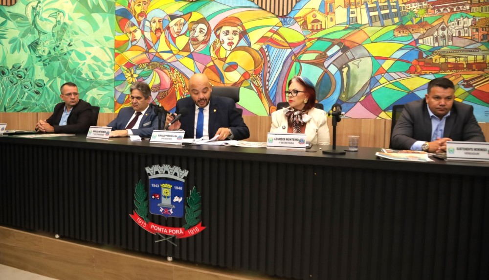Câmara Municipal de Ponta Porã realiza sessão ordinária nesta 3ª feira