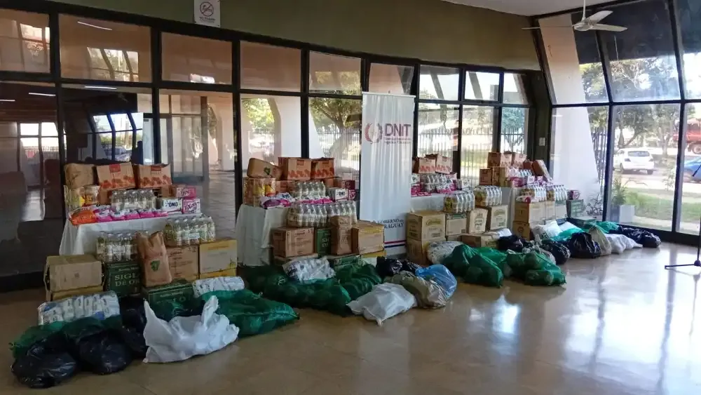 Alimentos apreendidos em contrabando são doados em Pedro Juan Caballero