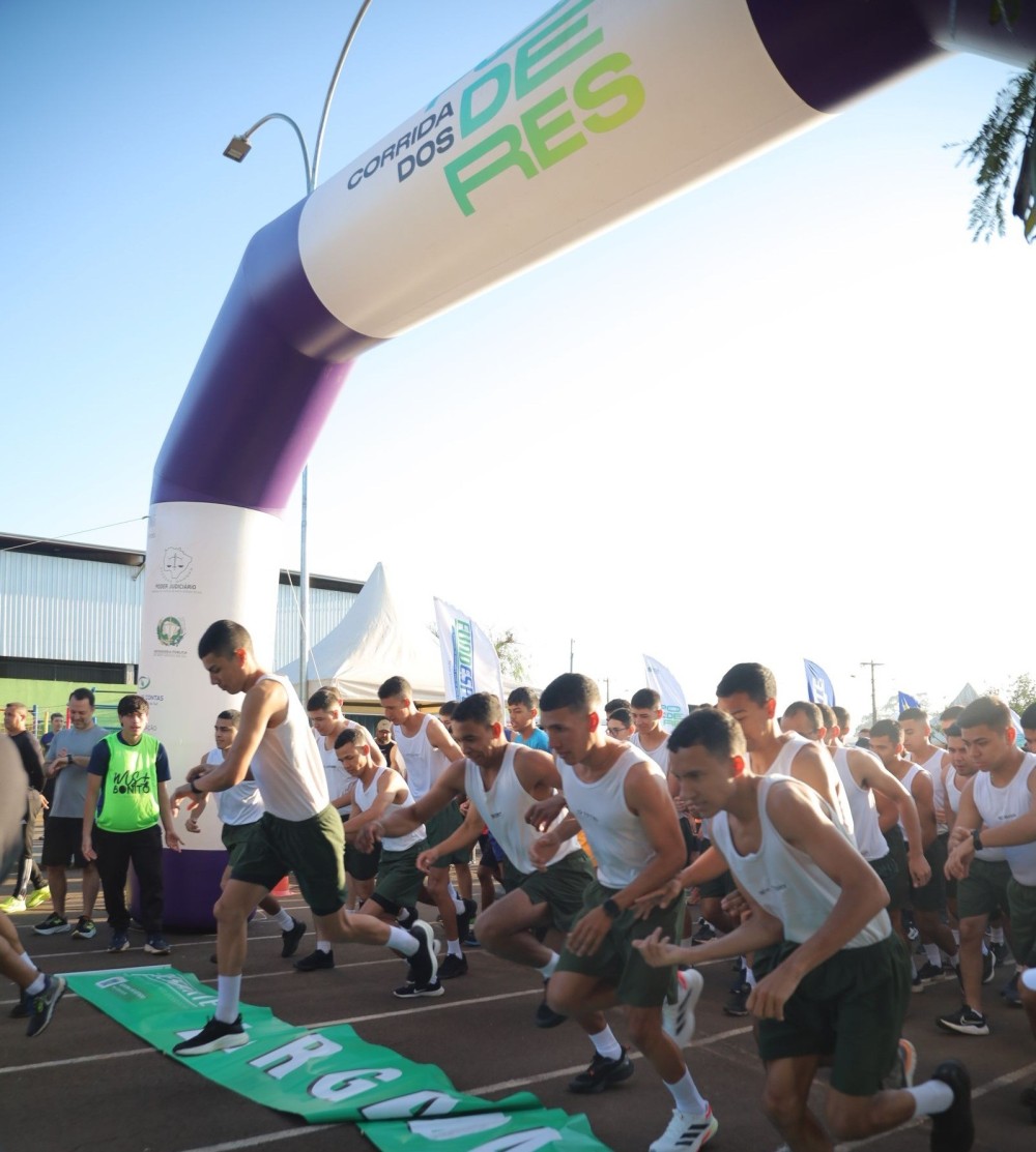 Treinão da Corrida dos Poderes reúne mais de mil participantes em Ponta Porã