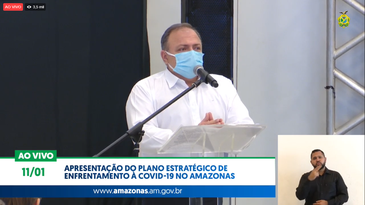 Pazuello: vacinação pode priorizar 1ª dose no maior número de pessoas