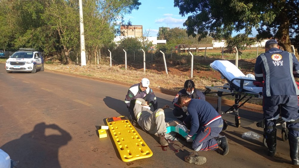 Maioria dos acidentes de trânsito em Ponta Porã tem motos envolvidas