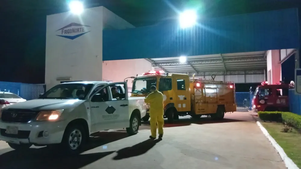 Fiscalização não encontra indícios de vazamento de amônia em frigorífico na fronteira