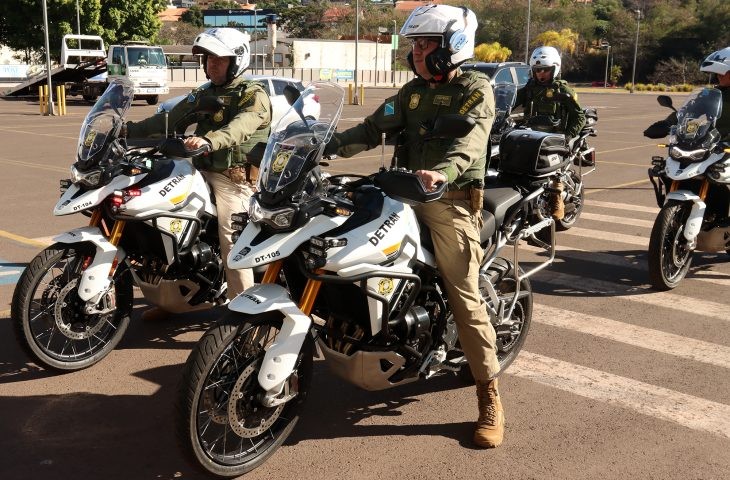 Detran de MS cria equipe de patrulheiros motociclistas