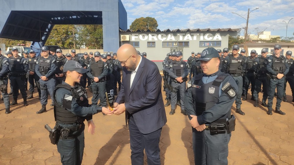 Presidente da Câmara prestigia solenidade de 38 anos do 4º BPM