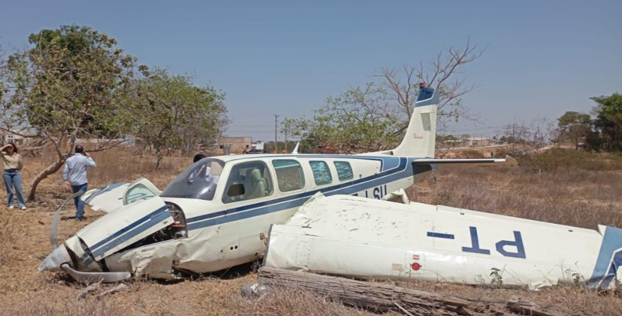 Piloto faz pouso forçado em pista do interior de Mato Grosso