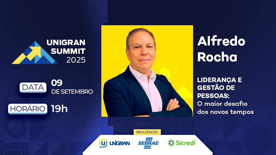 Alfredo Rocha abre palco do UNIGRAN SUMMIT na próxima semana