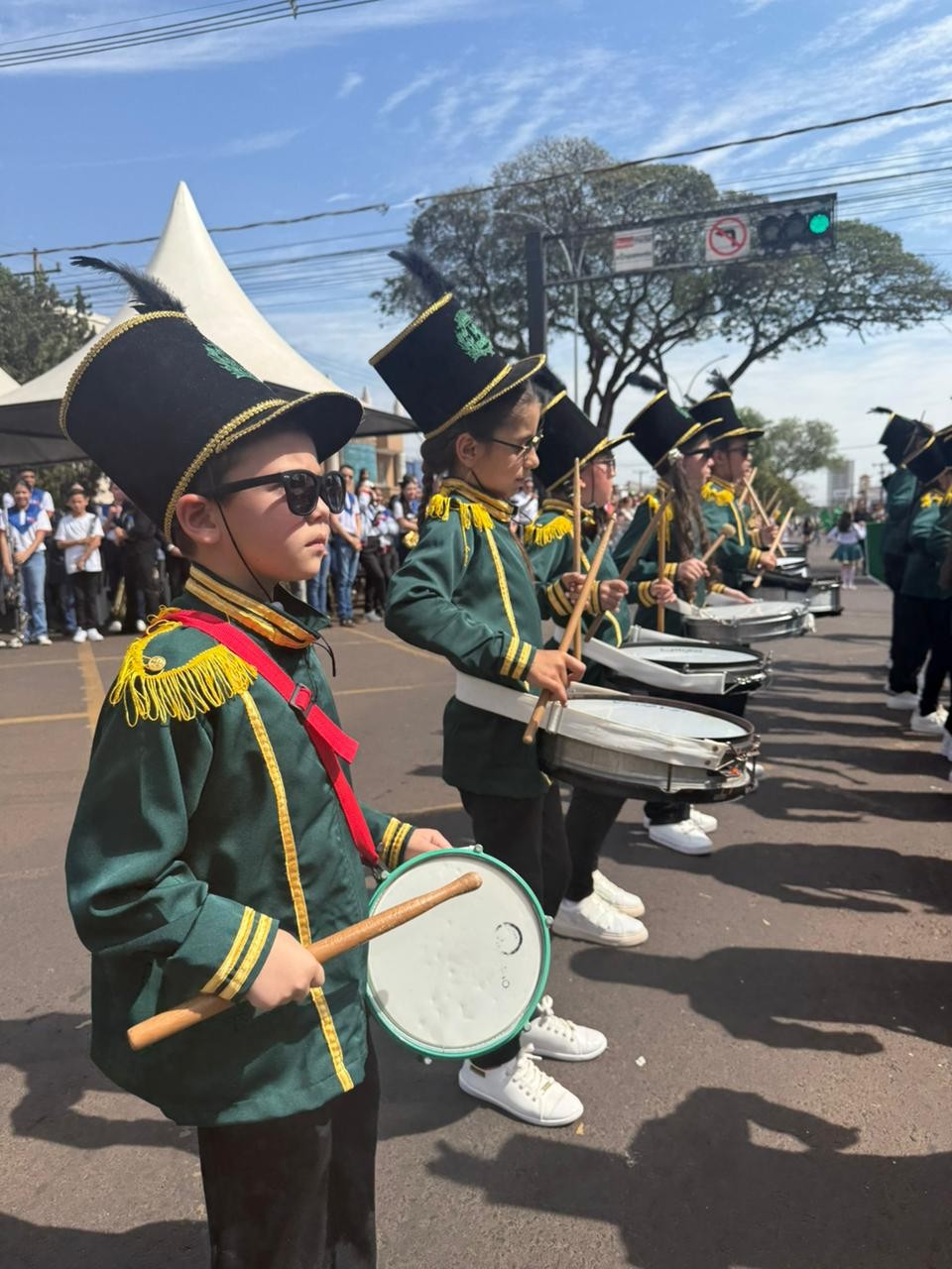 Bandas e fanfarras se apresentam nesta terça-feira no Parque dos Ervais