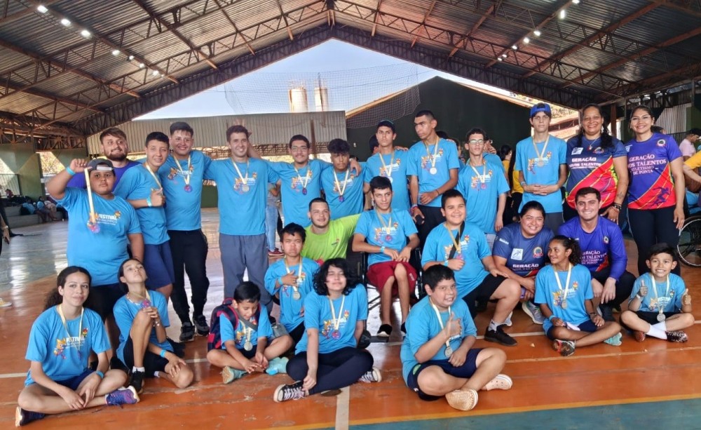 Equipe de Ponta Porã participa do Festival Paralímpico Loterias Caixa em Dourados