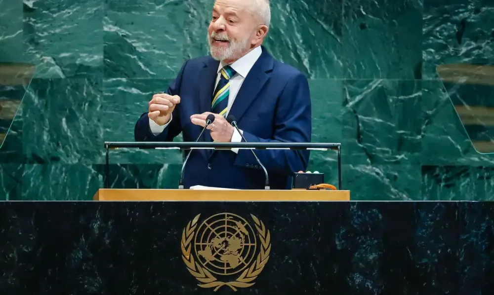 Nada justifica o genocídio em curso em Gaza, diz Lula na ONU