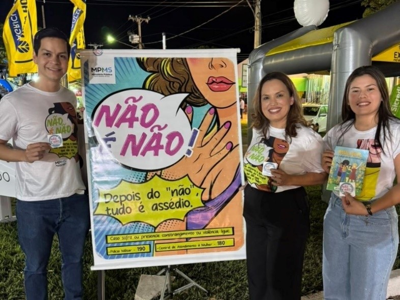 Ministério Público leva campanha “Não é Não!” à 34ª Expobai