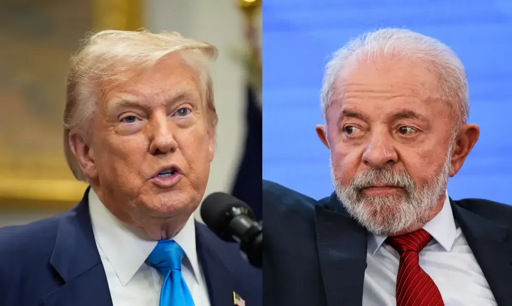 Lula conversa com Trump e pede fim de tarifaço a produtos brasileiros