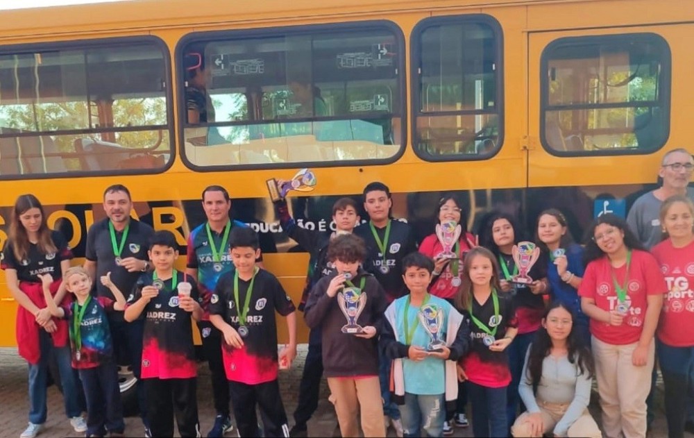 Ponta Porã conquista destaque na 3ª etapa do Campeonato Estadual de Xadrez Escolar