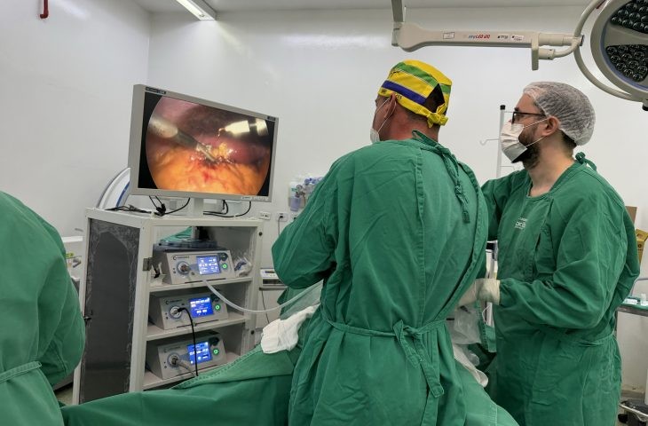 Hospital Regional de Ponta Porã realiza 1ª cirurgia por videolaparoscopia