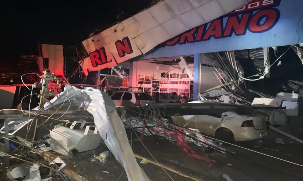 Paraná registrou 3 tornados com ventos de até 330 km/h