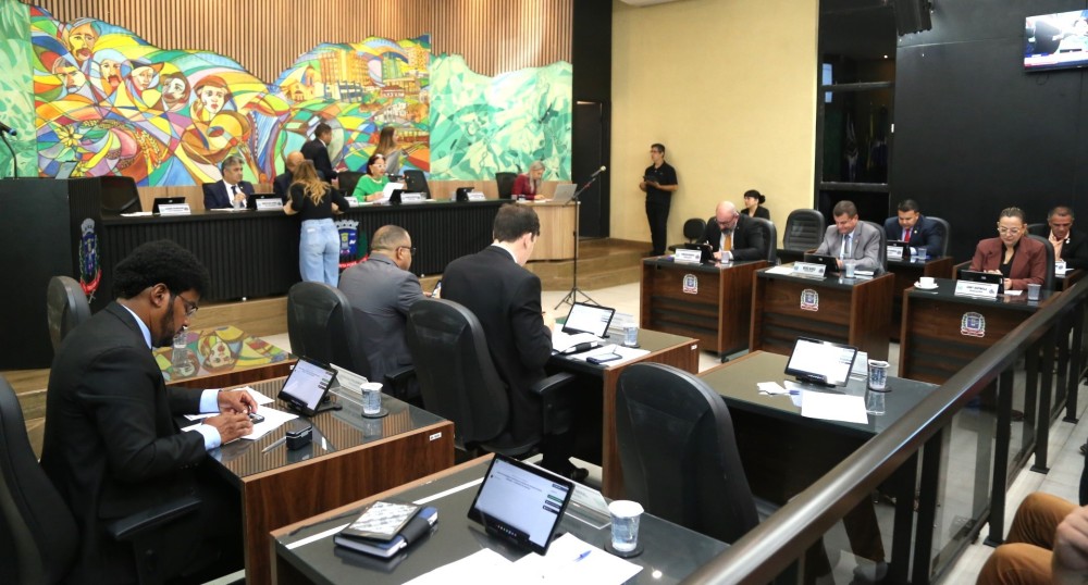 Câmara de Vereadores realiza 39ª sessão ordinária nesta terça