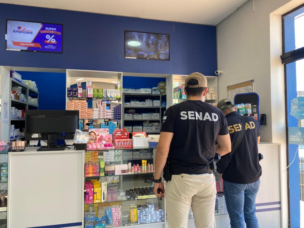 SENAD encontra irregularidades em farmácias de Pedro Juan Caballero