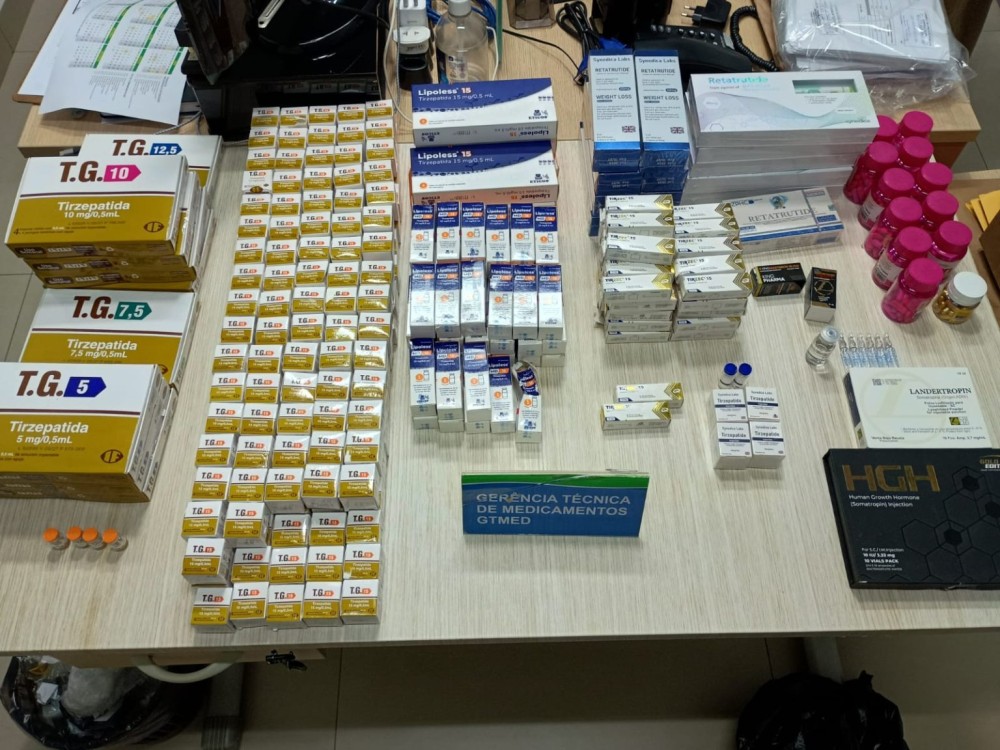 Vigilância Sanitária apreende canetas emagrecedoras e ampolas enviadas pelos Correios