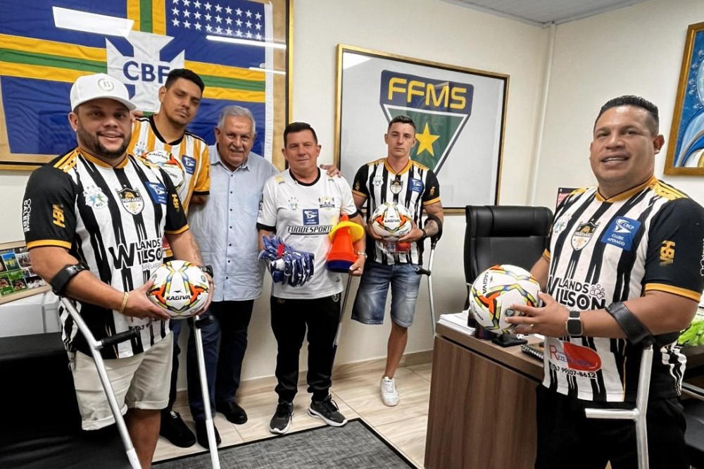 Federação de Futebol de MS firma parceria com clube de futebol para amputados