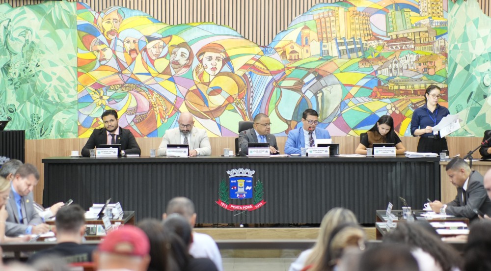 Câmara Municipal de Ponta Porã fará 2 sessões na próxima terça-feira