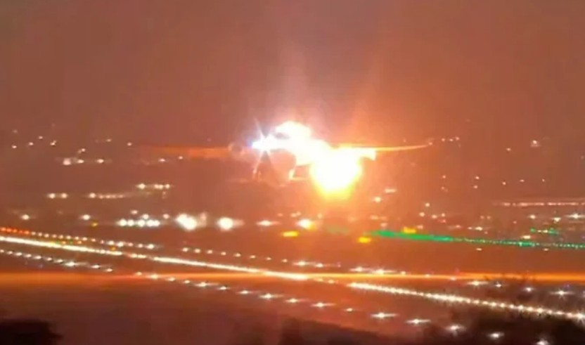 Motor explode na decolagem em Guarulhos e avião faz pouso de emergência
