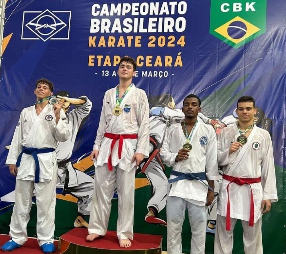 Carlos Andrighetto vira fenômeno do karatê e leva MS ao topo do Brasil