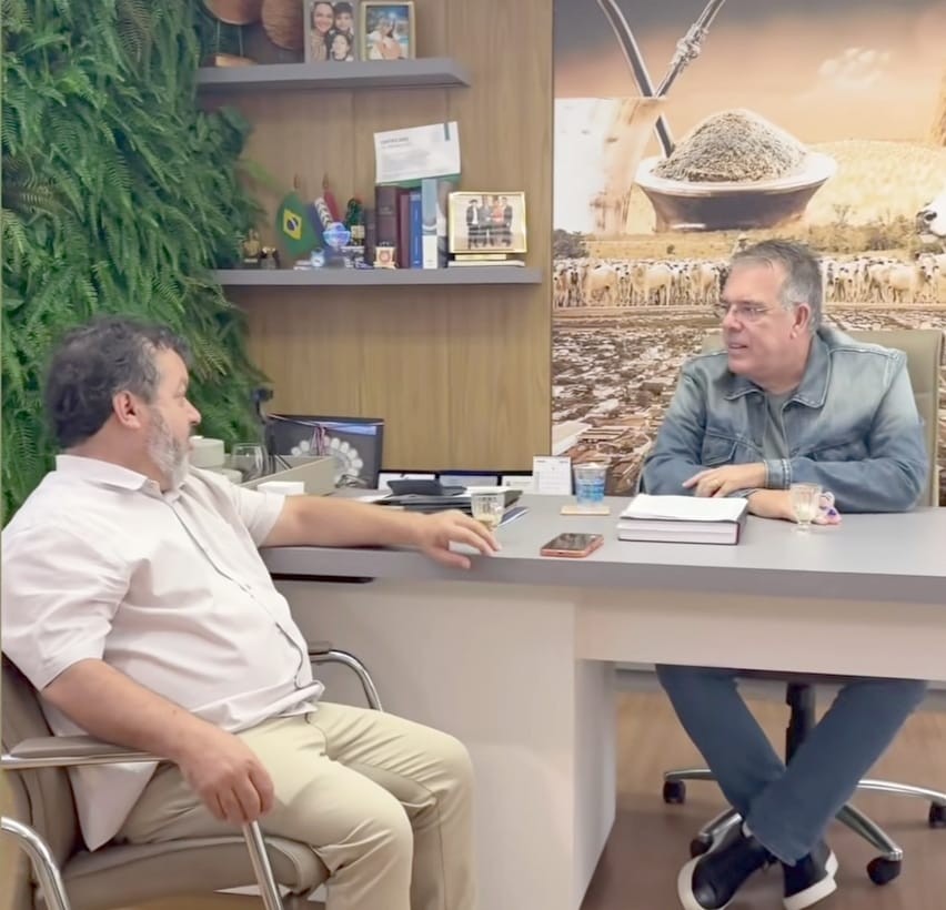 Carlos Bernardo visita prefeito Eduardo Campos e discute projetos para a fronteira