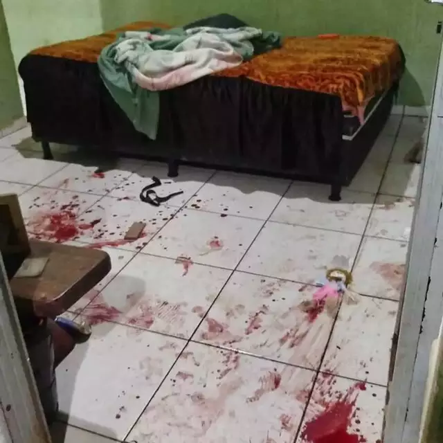 Quarto onde ocorreu a briga entre o enteado e padrasto; Foto: Campo Grande News