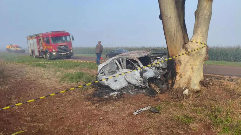 Acidente entre Dourados e Panambi deixa dois mortos e vereador ferido na manhã deste domingo