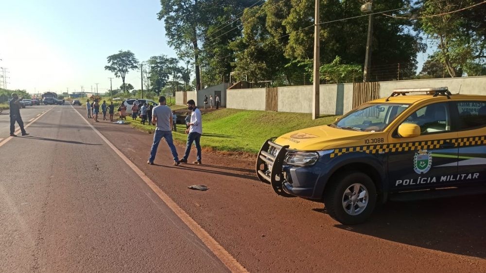 Criança tem corpo partido ao meio após ser atropelado em Dourados