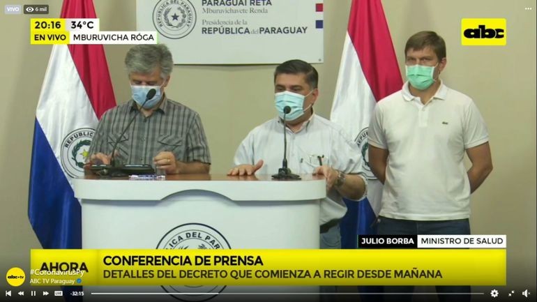 Pedro Juan Caballero fica fora das novas medidas anti-covid do governo paraguaio