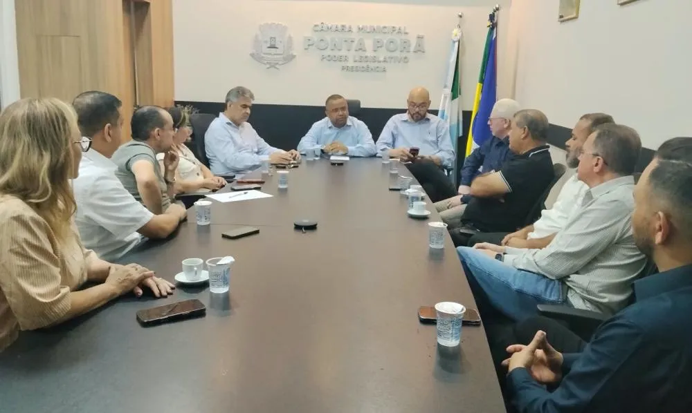 Câmara Municipal de Ponta Porã recebe diretoria do Conselho de Pastores