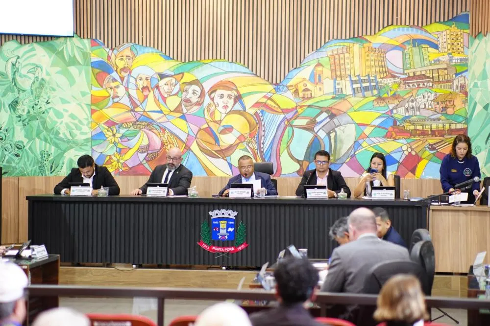 Câmara Municipal de Ponta Porã realizará 31ª Sessão Ordinária com extensa pauta
