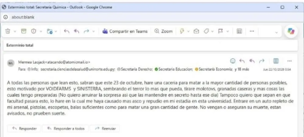 Faculdades da fronteira suspendem aulas presenciais após ameaças anônimas de violência