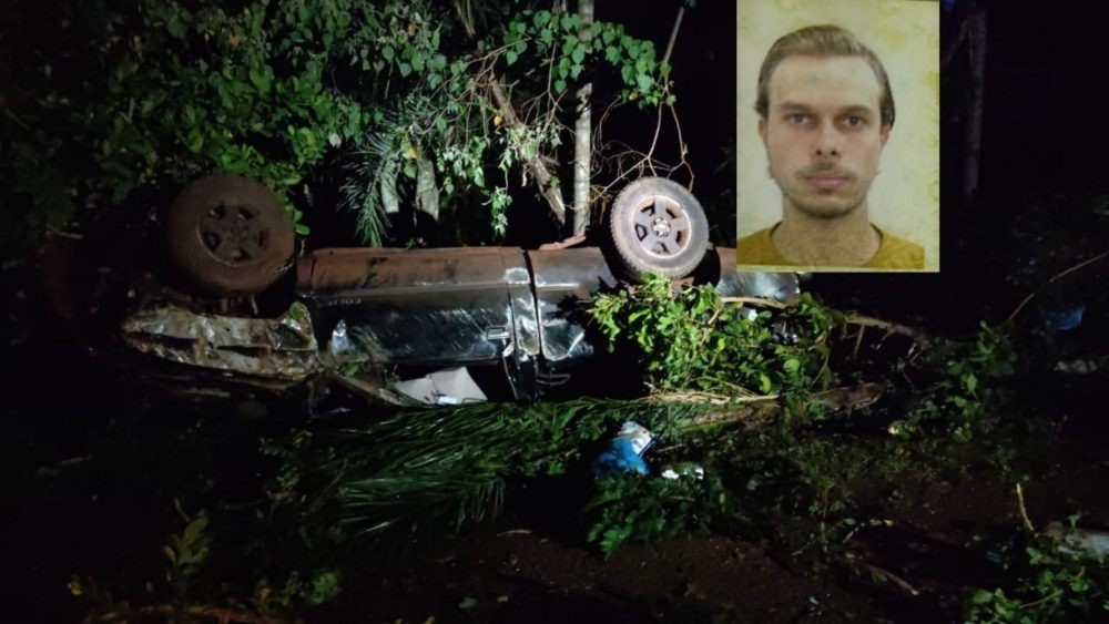 Jovem morre após perder controle de camionete e bater em árvores na MS-157