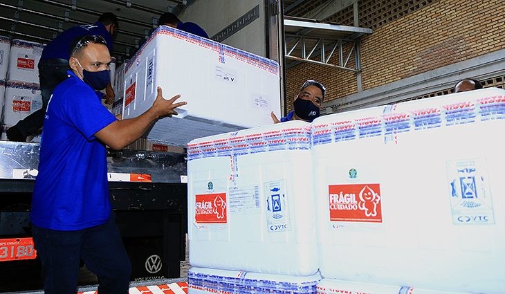 MS recebe hoje mais um lote de vacinas contra Covid 19