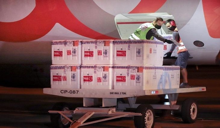 Saúde distribui 73 mil doses da vacina da Astrazeneca