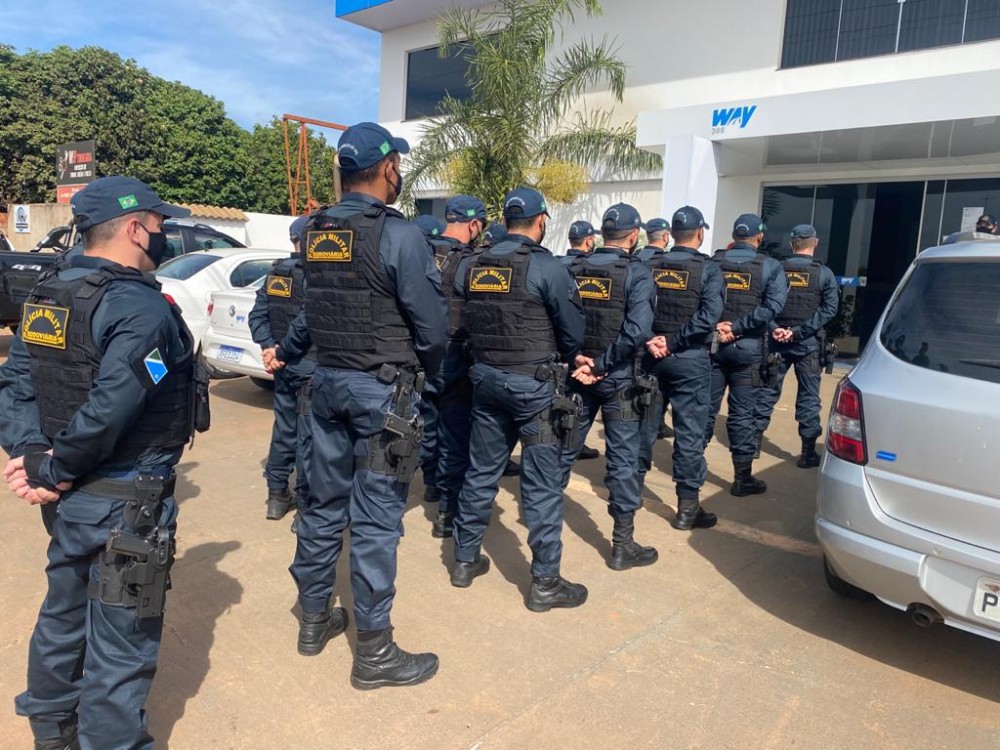 Policia Militar Rodoviária treina novos policiais para atuação na MS-306