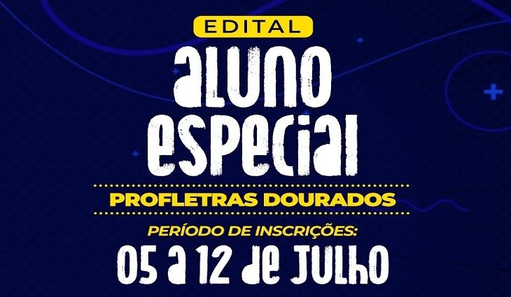 ProfLetras abre processo seletivo para Aluno Especial