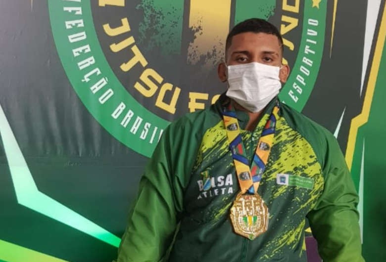 Atleta de MS é ouro no Campeonato Brasileiro de Jiu-Jitsu Esportivo