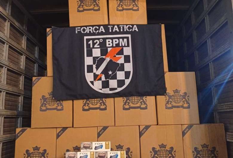 Polícia apreende 1,7 mil de pacotes de cigarros em Mundo Novo